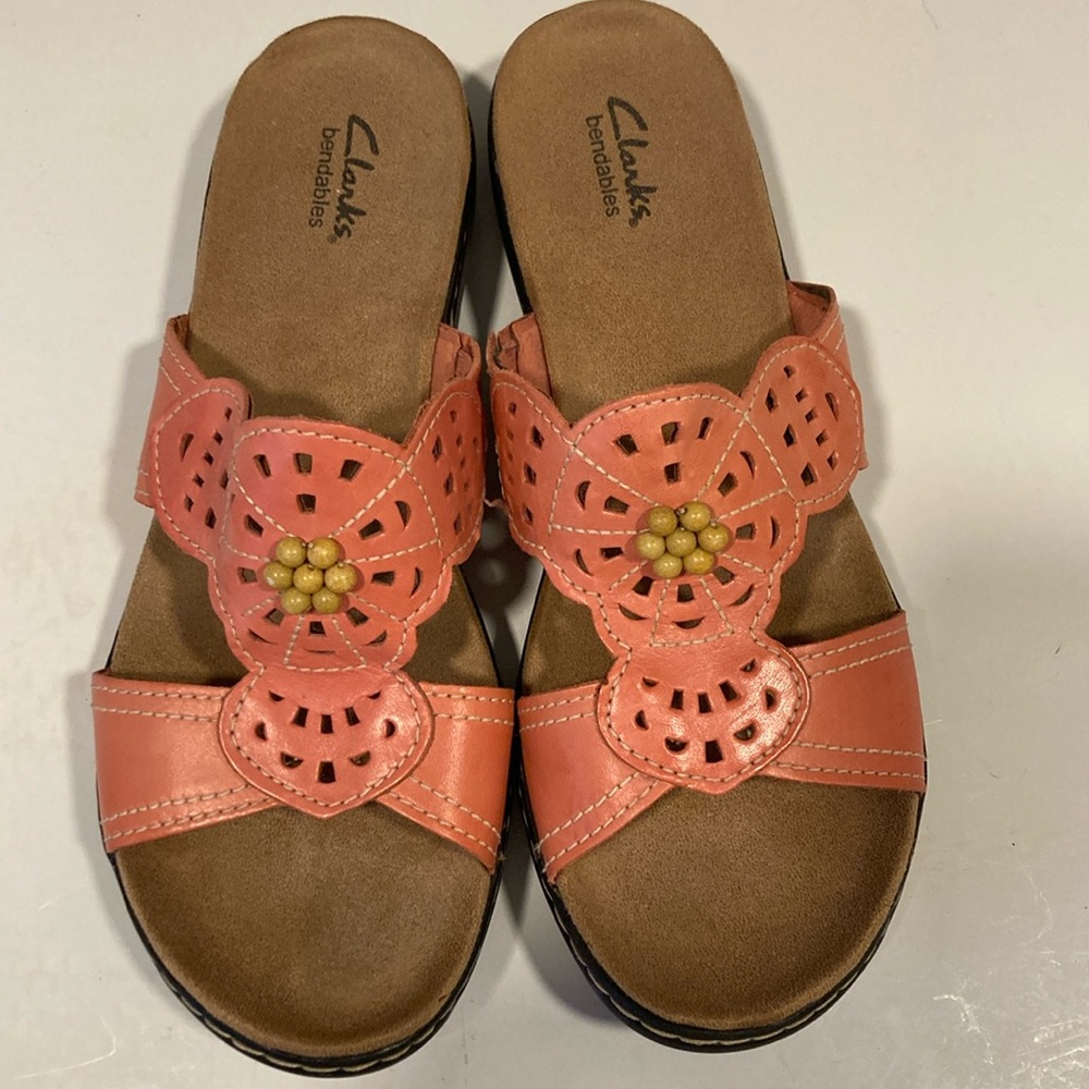 CLARK’S LEATHER SANDALS 10